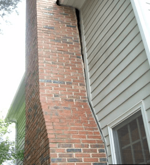 A Leaning Chimney